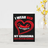 In meiner Erinnerung an meine Großmutter BRAIN ANE Karte (Gelbe Blume)