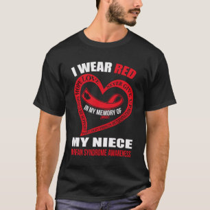 In meiner Erinnerung an meine Nichte MARFAN SYNDRO T-Shirt