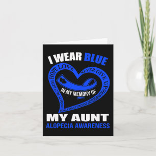 In meiner Erinnerung an meine Tante ALOPECIA AWARE Karte