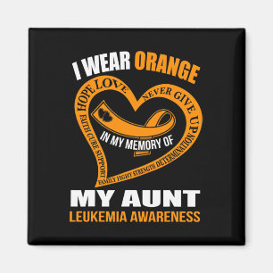 In meiner Erinnerung an meine Tante LEUKEMIA AWARE Magnet