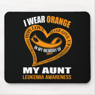 In meiner Erinnerung an meine Tante LEUKEMIA AWARE Mousepad