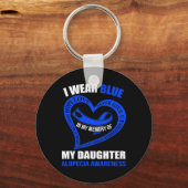 In meiner Erinnerung an meine Tochter ALOPECIA AWA Schlüsselanhänger (Rückseite)