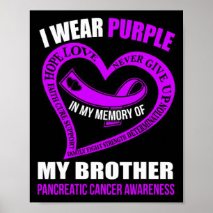 In meiner Erinnerung an meinen Bruder PANCREATIC C Poster