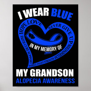 In meiner Erinnerung an meinen Enkel ALOPECIA AWAR Poster