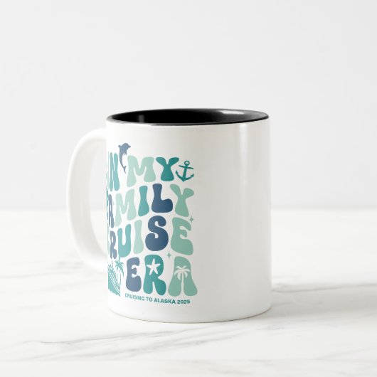 In meiner Family Cruise Ära für die Gruppenanpassu Zweifarbige Tasse (Vorderseite Links)