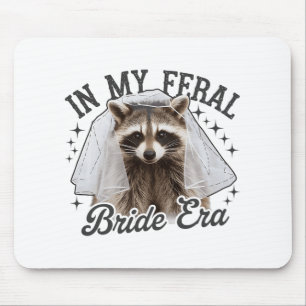 In meiner Feral Bride Raccoon Mousepad
