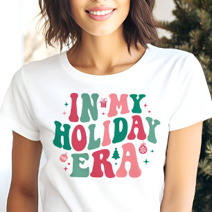 In meiner Ferienzeit Retro Weihnachten Tri-Blend Shirt