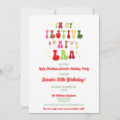 In meiner festlichen AF-Ära Sassy Weihnachten 30.  Einladung (Vorderseite)