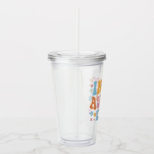 In meiner Freizeit I Acryltrinkbecher (Rechts)