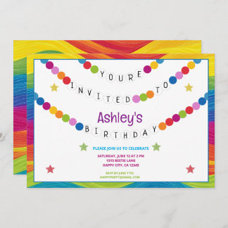 In meiner Freundschaft Bracelet Era Geburtstagspar Einladung