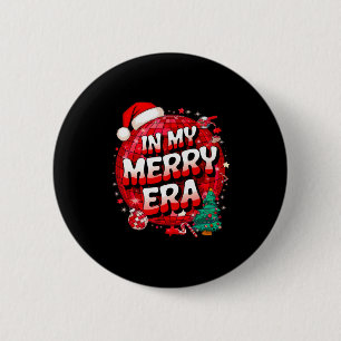 In meiner frohen Ära Familie frohe Weihnachtslicht Button