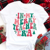 In meiner frohen Lehrerin Era Retro Weihnachten Tri-Blend Shirt
