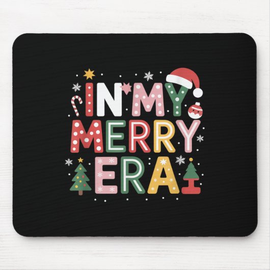 In meiner frohen Zeit feiert Weihnachten Jahreszei Mousepad (Vorne)