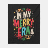 In meiner frohen Zeit Weihnachten Weihnachten Weih Fleecedecke (Vorderseite)