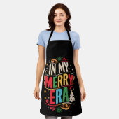 In meiner frohen Zeit Weihnachten Weihnachten Weih Schürze (Getragen)