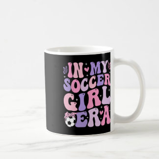 In meiner Fußball-Mädchen-Ära Retro Groovy Fußball Kaffeetasse