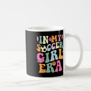 In meiner Fußball-Mädchen-Ära Retro Groovy Fußball Kaffeetasse
