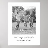 In meiner Fußball-Mama Ära Custom Foto Personalisi Poster (Vorne)