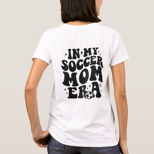 In meiner Fußball-Mama Zeitalter Retro Mama T-Shirt (Rückseite)