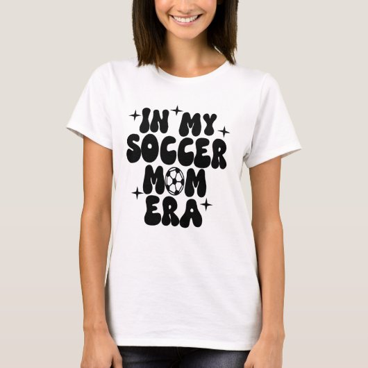 in meiner Fußballmutterära T-Shirt (Vorderseite)