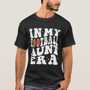 In meiner Fußballtante Era Groovy Football Auntie T-Shirt