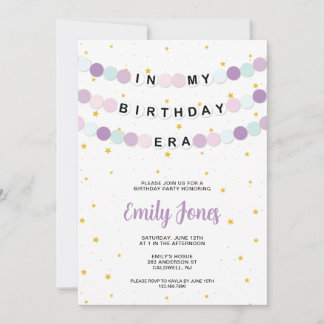 In meiner Geburtstagsparty der Ära Einladung