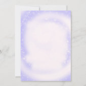 In meiner Geburtstagszeit Lila Geburtstagsaufentha Einladung (Rückseite)