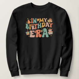 In meiner Geburtstagszeit | Pastel Groovy Letterin Sweatshirt