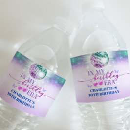 In meiner Geburtszeit Wasser-Flasche-Etikett Wasserflaschenetikett