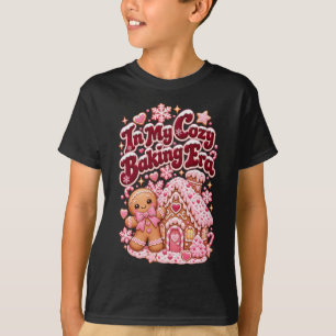In Meiner Gemütlichen Back-Epoche Rosa Weihnachts- T-Shirt