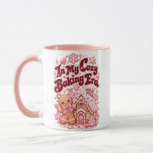 In Meiner Gemütlichen Back-Epoche Rosa Weihnachts- Tasse