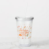 In meiner gemütlichen Mädchenzeit Acryltrinkbecher (Rückseite)