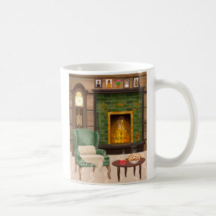 In meiner gemütlichen Zuhause - Bild rechts Kaffeetasse