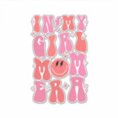 In meiner Girl-Mama Zeitalter Retro Groovy Muttert Aufkleber (Vorderseite)
