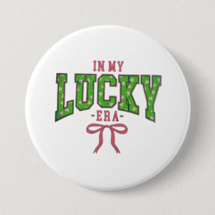 In meiner glücklichen Ära - Clover Bow Design Button