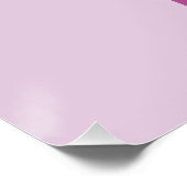IN MEINER GLÜCKLICHEN MÄDCHENZEIT PERSONALISIERTER POSTER (Ecke)