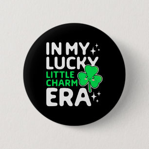 In Meiner Glücksbringer-Ära Shamrock St Patricks  Button
