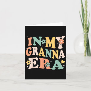 In meiner Granna Era Funny Sarcastic Groovy Retro  Karte