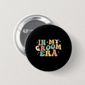 In meiner Groom-Ära Bachelor Party Verlobung Hochz Button (Vorne & Hinten)