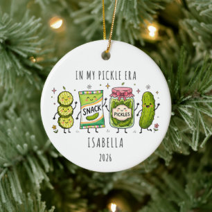 In meiner Gurken-Ära Personalisiert Keramik Ornament