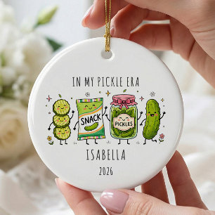 In meiner Gurken-Ära Personalisiert  Keramik Ornament
