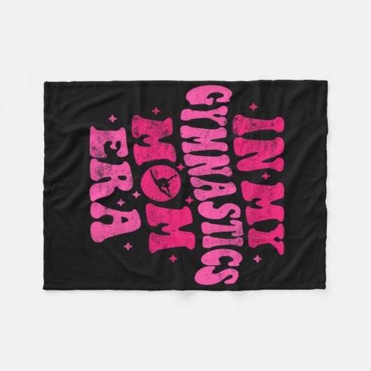 In meiner Gymnastik Mama Erbe Funny Gymnastics Mam Fleecedecke (Vorderseite (Horizontal))