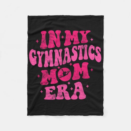 In meiner Gymnastik Mama Erbe Funny Gymnastics Mam Fleecedecke (Vorderseite)