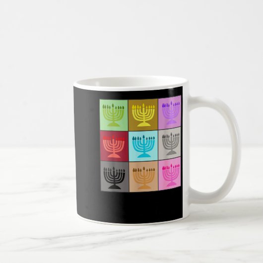 In meiner Hanukkah-Ära hässliches jüdisches Weihna Kaffeetasse (Rechts)