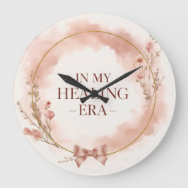In meiner heilenden Ära Elegante Selbstliebe Große Wanduhr