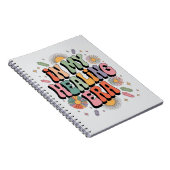 In meiner Heilzeit - Retro-Ästhetik der Groovy 70e Notizblock (Rechte Seite)