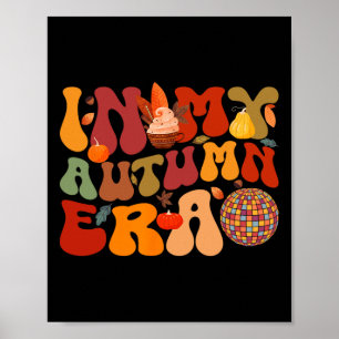 In meiner herbstlichen Ära Groovy Thanksgiving Her Poster