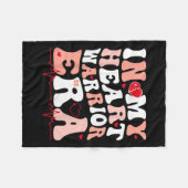 In meiner Herzkriegszeit kalte Herzerkrankungen Fleecedecke (Vorderseite (Horizontal))