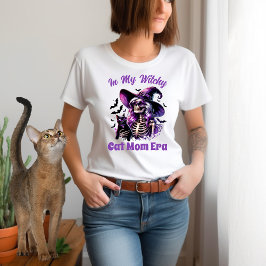 In meiner Hexe Katze Mama Era Skeleton Hexenkatze T-Shirt