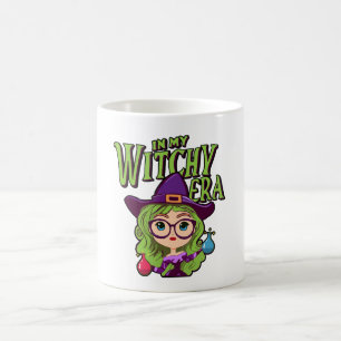 In meiner Hexerei ist Cooles Halloween-Print-Desig Kaffeetasse